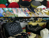 shoes hats purses